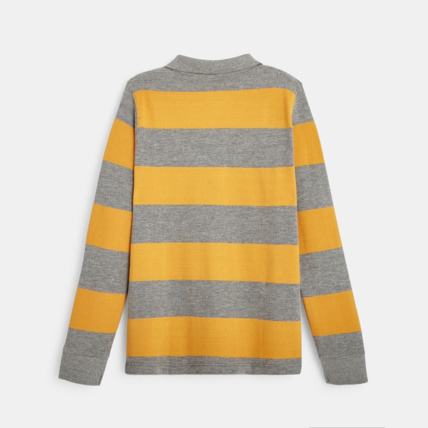 Avis Polo rayé jaune garçon OKAIDI 3