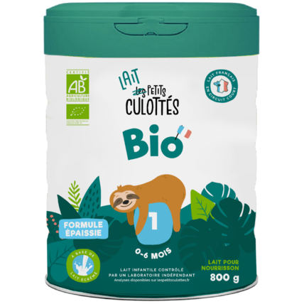 Avis Lait formule épaissie 1er âge bio pour nourrisson de 0 à 6 mois Les Petits Culottés 1