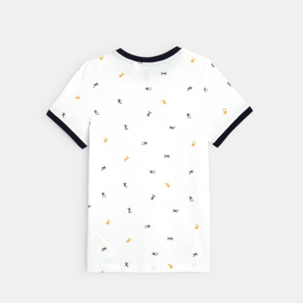 Avis T-shirt en coton piqué blanc garçon OKAIDI 3