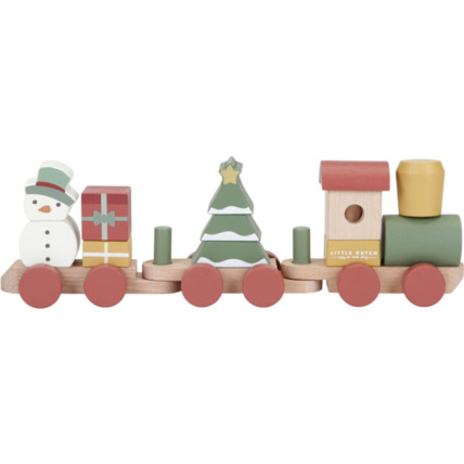 Avis Train de construction de Noël en bois LITTLE DUTCH 1