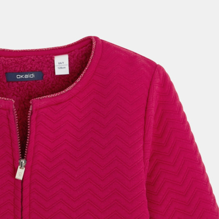 Avis Sweat-shirt matelassé et doublé rose fille OKAIDI 3