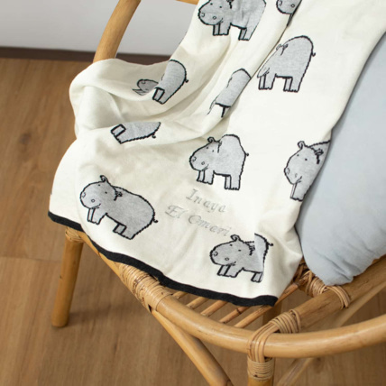 Avis Couverture plaid en coton bio, HIPPO Sevira Kids 3