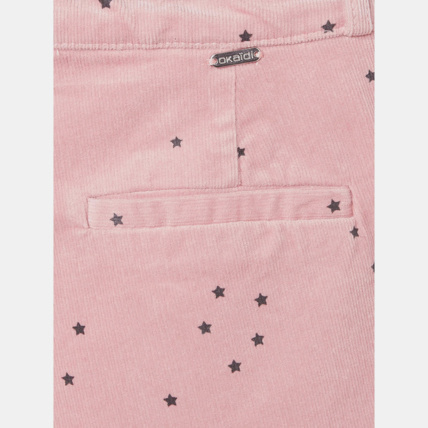 Avis Short en velours ceinturé rose fille OKAIDI 4