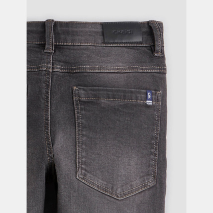 Avis Jean skinny hyper stretch gris garçon OKAIDI 3