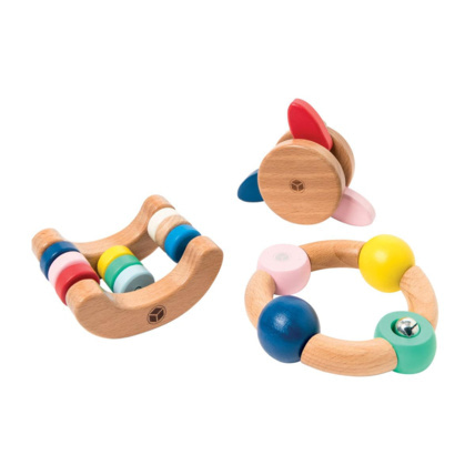 Avis Set de 3 hochets en bois Oxybul 1