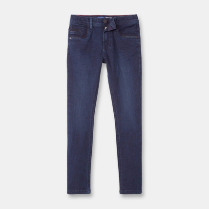 Avis Pantalon slim côtelé bleu garçon OKAIDI 1