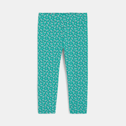 Avis Leggings courts imprimés vert fille OKAIDI 1