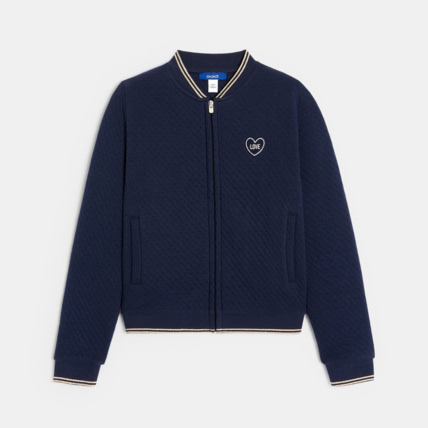 Avis Sweat-shirt teddy molletonné bleu fille OKAIDI 1