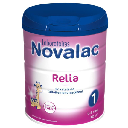 Avis Lait en poudre Relia 1er âge Novalac 1