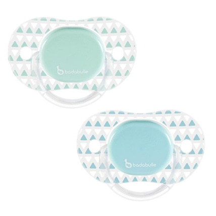Avis Sucettes en silicone réversibles 0-6 mois BADABULLE 1