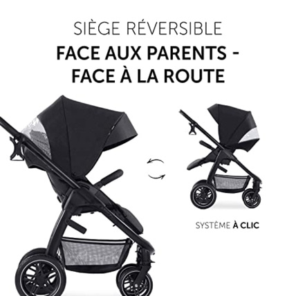 Avis Poussette 3 en 1 Saturn R Set avec Siege Auto Bebe Comfort Fix, Base Isofix, Nacelle et Assise Hauck 6