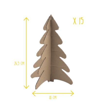 Avis Sapins De Noël En Carton Kraft LOOLIPO 1