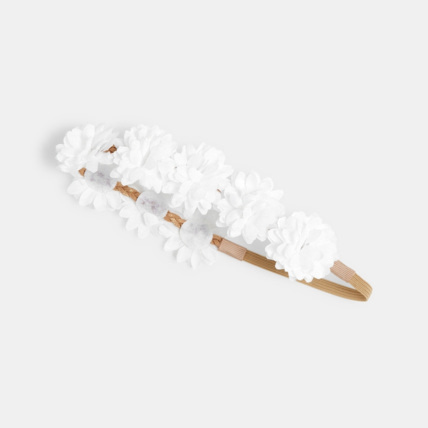 Avis Headband couronne de fleurs jaune fille OKAIDI 1