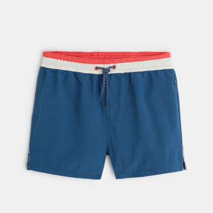 Avis Short de bain uni bleu garçon OKAIDI 2