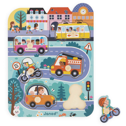 Avis Puzzle en Bois City - 6 pièces JANOD 1