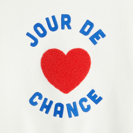 Avis Sweat-shirt à message blanc fille OKAIDI 3