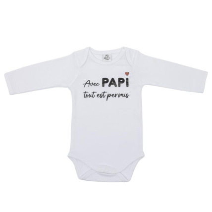 Avis Body manches longues Avec Papi BB AND CO 1