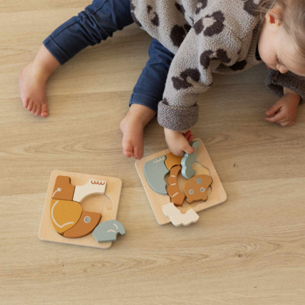 Avis Lot de 2 puzzles bébé bois Trois Kilos Sept 3