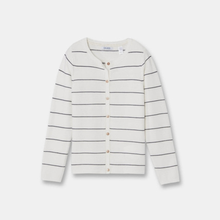 Avis Gilet rayé bleu fille OKAIDI 1