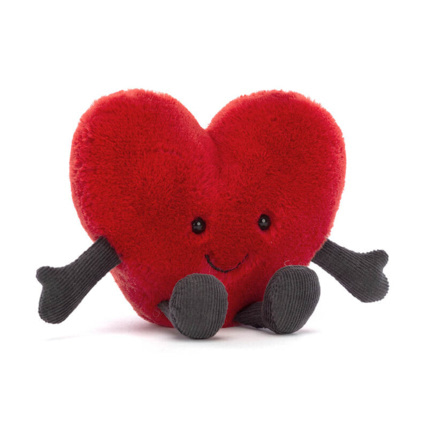 Avis Peluche coeur Amuseable Red Heart - Little Jellycat 1