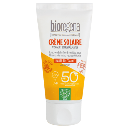Avis CREME SOLAIRE Visage et Zones Délicates bioregena 1