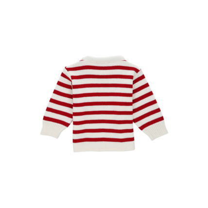 Avis Pull marin rayé "Fouesnant" Baby - Nature/Braise ARMOR-LUX 3