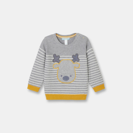 Avis Pull rayé à motif marin OBAÏBI 1