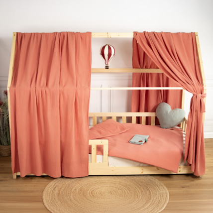 Avis Ciel de lit cabane en gaze de coton DUO Sevira Kids 9