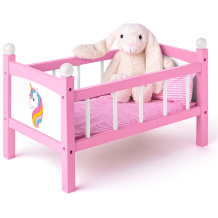 Avis Lit de poupée avec parure de lit DREAM WOODY 1