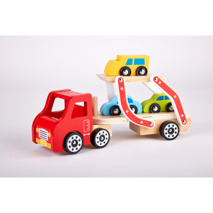 Avis Jouet bois Camion transporteur en bois CARREFOUR WOODEN 1