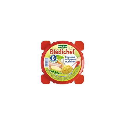 Avis BLEDICHEF Printanière de légumes et jambon 200 g dès 8 mois Blédina 1