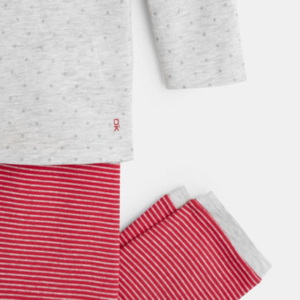 Avis Pyjama 2 pièces en jersey gris fille OKAIDI 4
