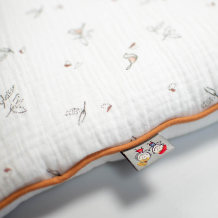 Avis Oreiller plat réversible en gaze de coton, Melody Sevira Kids 3
