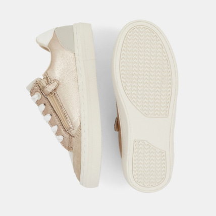 Avis Baskets street brillantes jaunes fille OKAIDI 3
