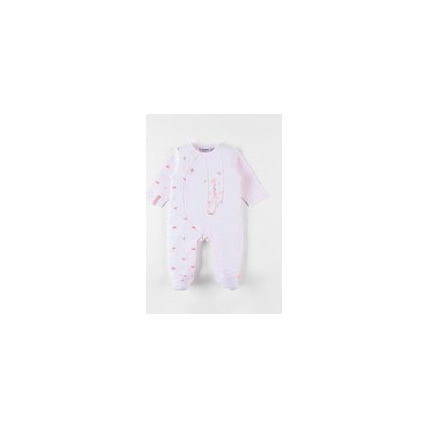 Avis Pyjama 1 pièce imprimé papillons et girafe en jersey NOUKIE'S 1