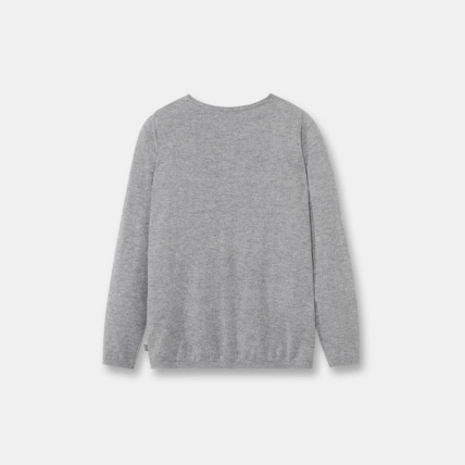 Avis Gilet boutonné gris fille OKAIDI 2