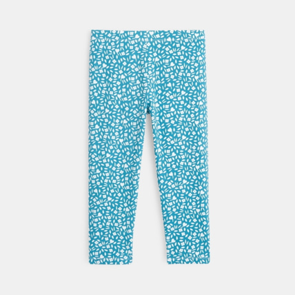 Avis Legging 3/4 imprimé fleuri vert fille OKAIDI 2