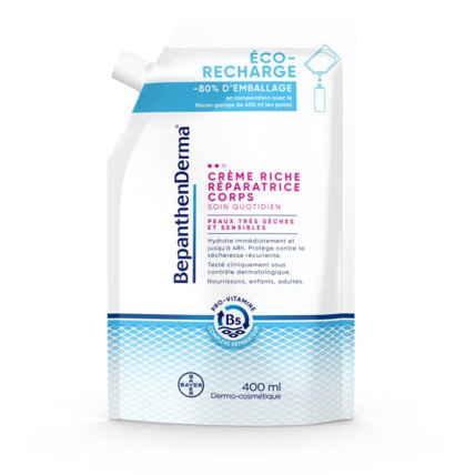Avis Bepanthenderma crème riche réparatrice corps éco-recharge BAYER 1