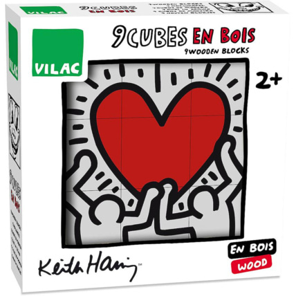 Avis Coffret de 9 cubes Keith Haring VILAC 1