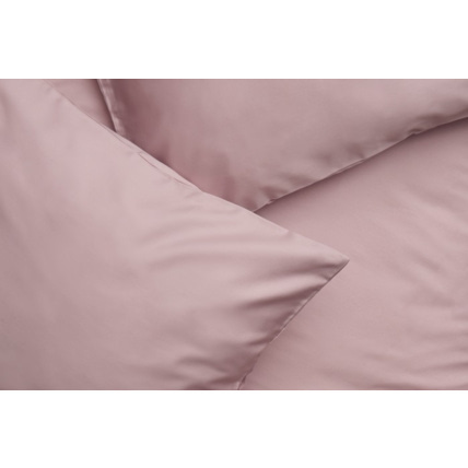 Avis Housse de couette en satin de coton - Dusty Pink Mon Lit Cabane 2