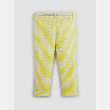 Avis Pantalon capri imprimé blanc fille OKAIDI 2