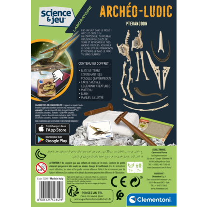 Avis Archéo Ludic - Ptéranodon Clementoni 3