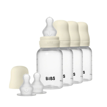 Avis Lot de 4 biberons bébé anti-colique 150 ml BIBS 1