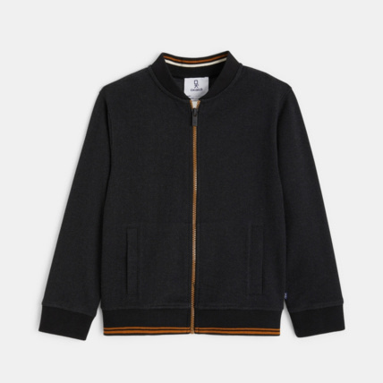 Avis Teddy zippé en maille gris garçon OKAIDI 1