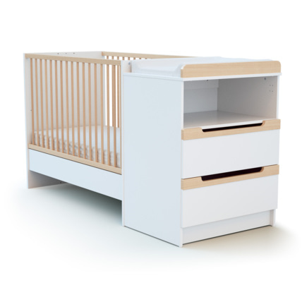 Avis Combiné lit bébé évolutif en bois CARROUSEL AT4 1