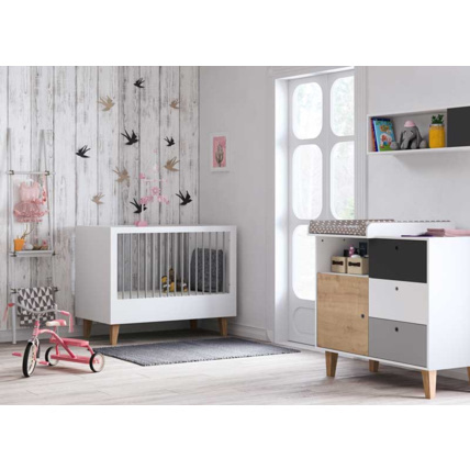 Avis Chambre Duo Concept Lit bébé évolutif + Commode VOX 2