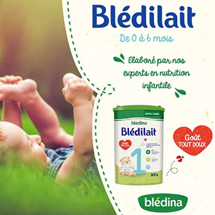 Avis Lait en Poudre pour bébé 1er âge Blédina 2