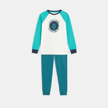 Avis Pyjama 2 pièces en jersey bleu garçon OKAIDI 1