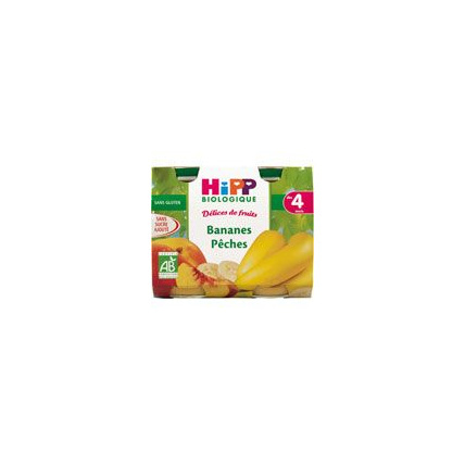 Avis Délices de fruits Bananes pêches 190 g dès 4 mois HIPP 1