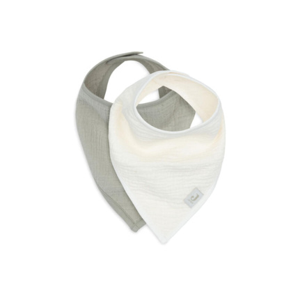 Avis Lot de 2 Bavoirs bandana gaze de coton Basics JOLLEIN 1